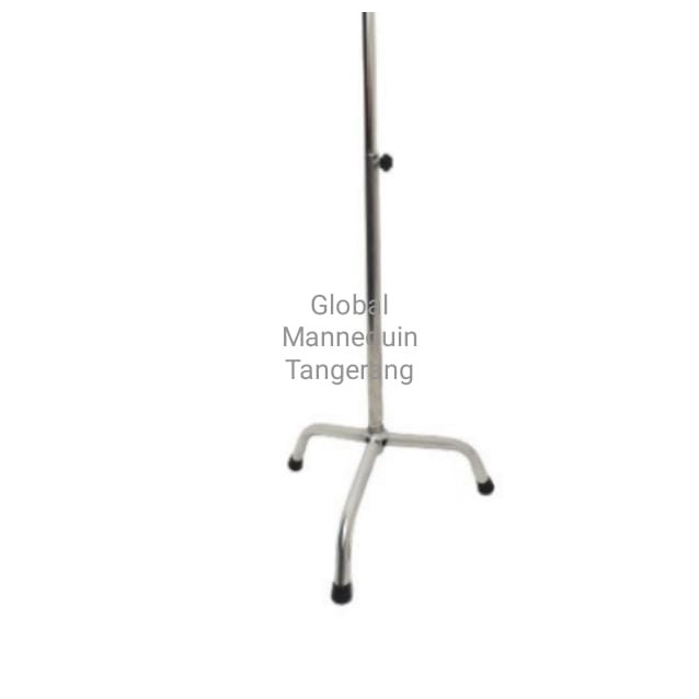 Manekin Kaki Besi/Manekin Kaki Kayu - Kaki Silver