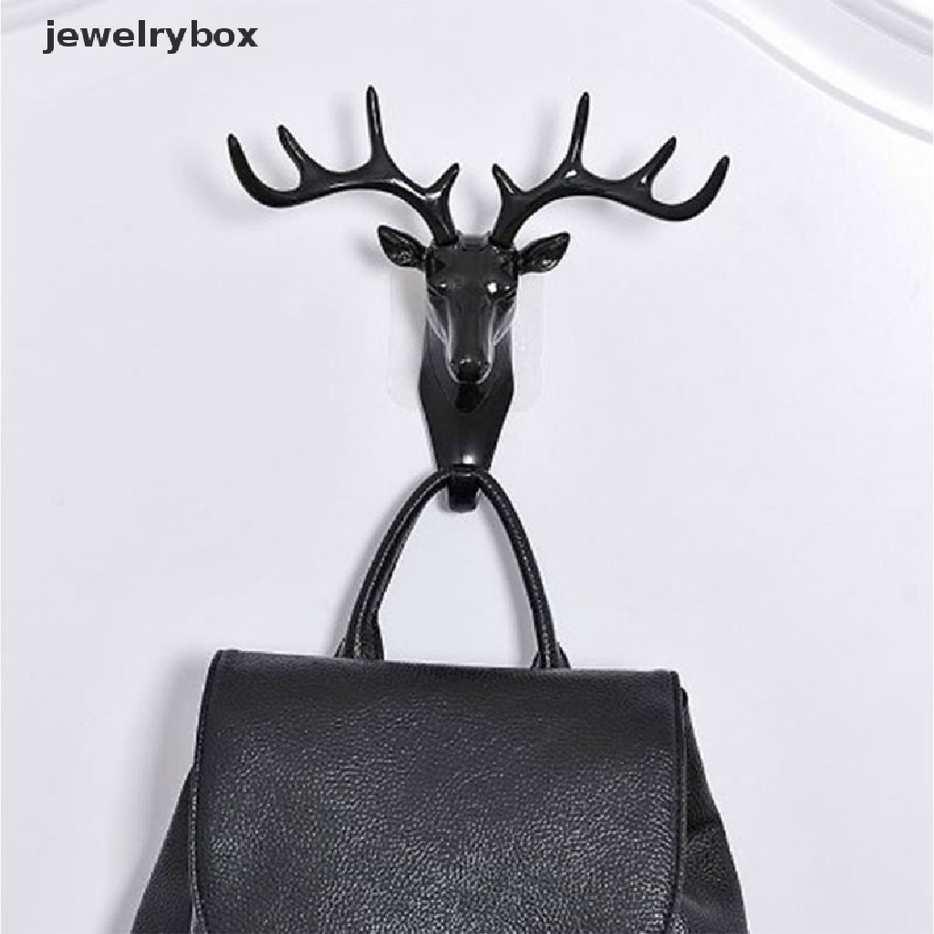 [jewelrybox] Tanduk Rusa Animal Gantungan Holder Dinding Hook Kail Dekorasi Jas Topi Kunci Gantung Butik