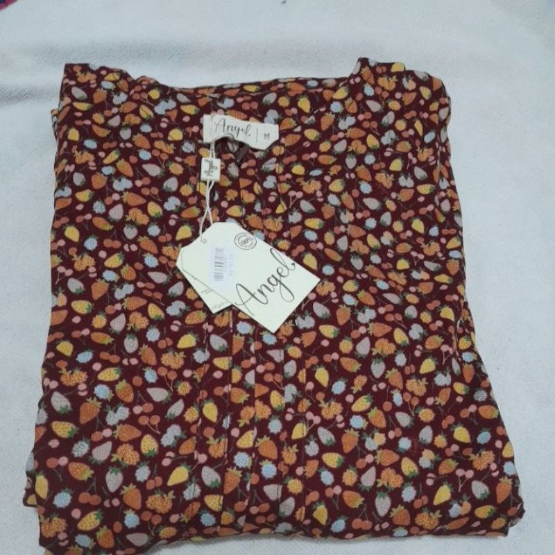 Atelier angelina bella dress fruit maroon size M