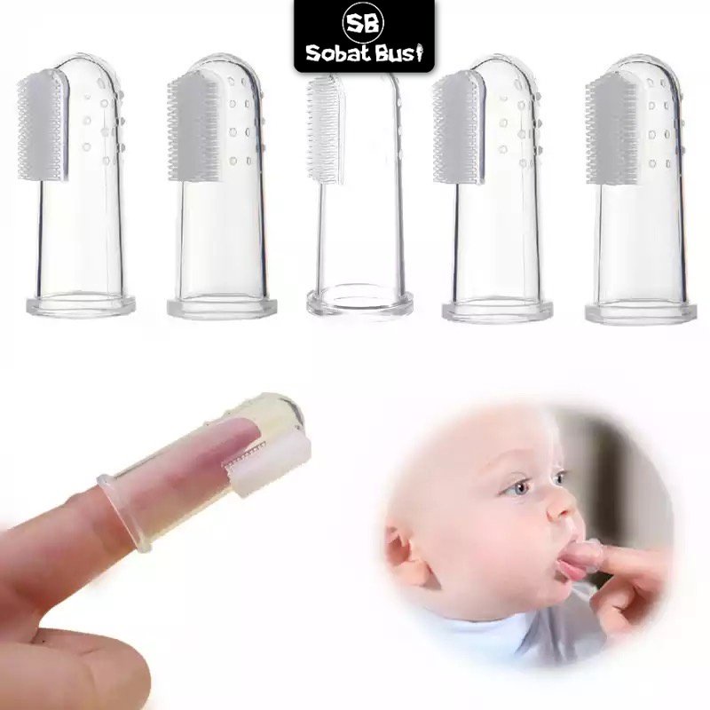 Sikat Gigi Bayi Silikon / Sikat Lidah Bayi / Sikat Gigi Bayi Silikon Packing Opp/ Sikat Gigi Bayi