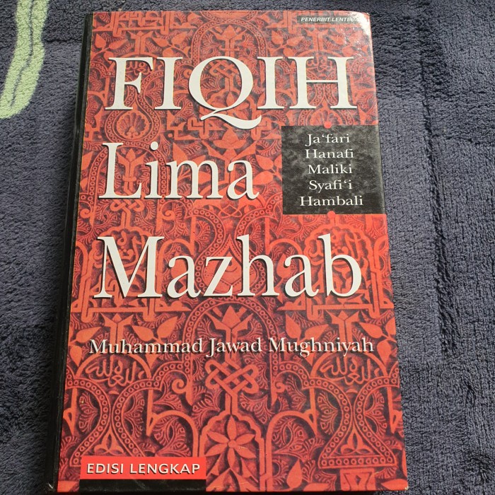 BUKU FIQIH LIMA MAZHAB EDISI LENGKAP - MUHAMMAD JAWAD MUGHNIYAH [ORIGINAL]