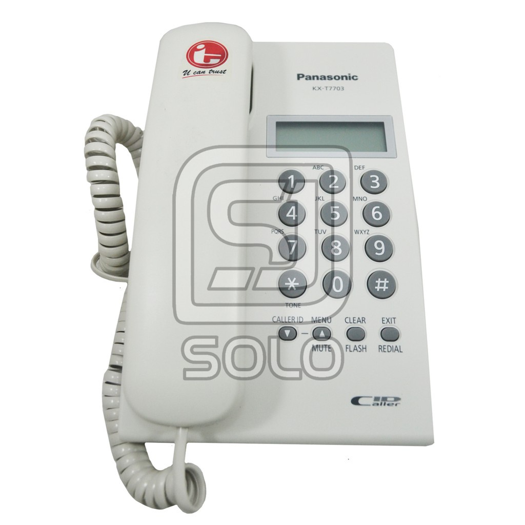Telepon Rumah Telp Telpon Telephone Panasonic TS 7703 X