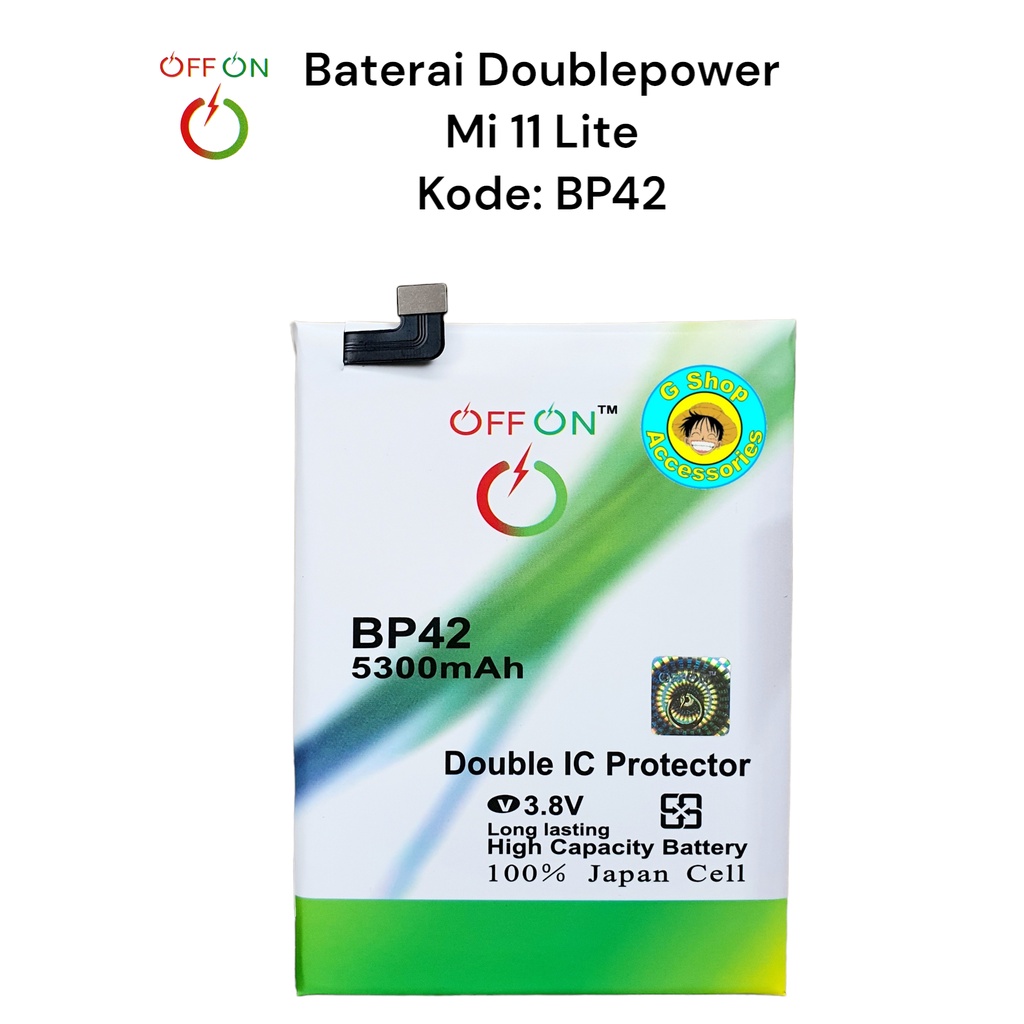 Baterai Batre Doublepower Mi 11 Lite Mi11 Lite BP42 Battery