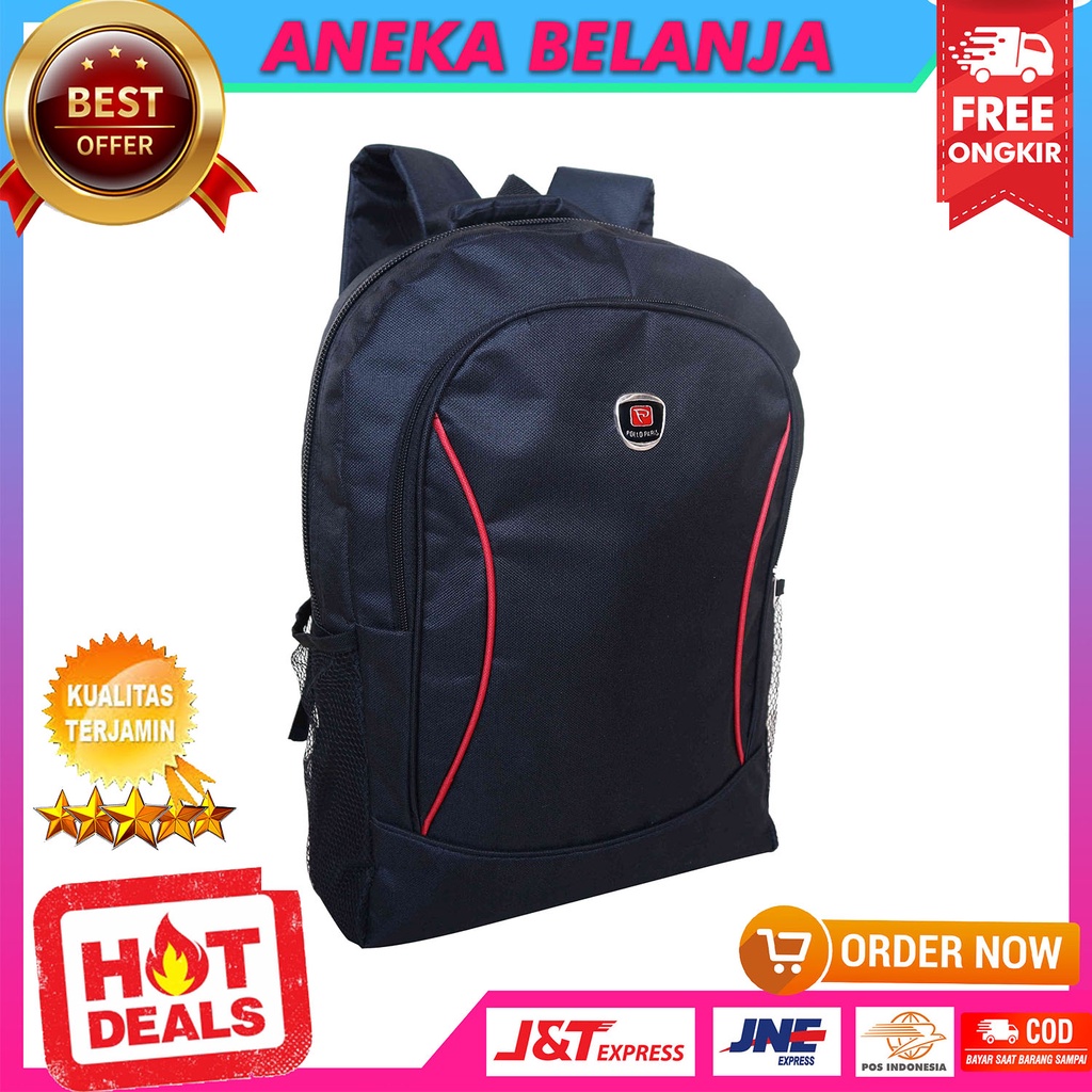 Tas Pria Hitam Kecil Salsa Backpack Souvenir Kuliah Seminar Kerja