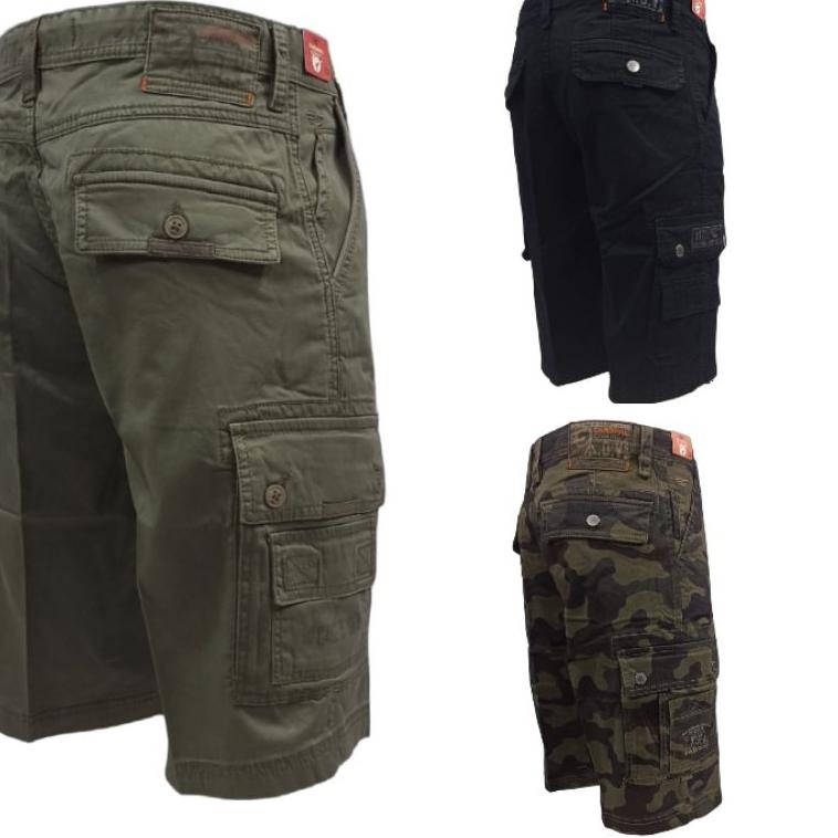 HOT SALE Celana Cardinal Cargo/Gunung Pendek Original warna hitam loreng dan hijau army 3/4 ORIGINAL