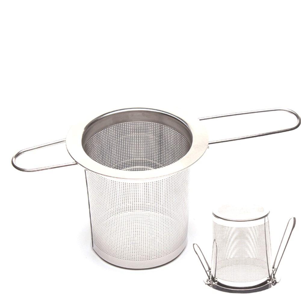 [Elegan] Tea Infuser Kitchen Cups Diffuser Fine Mesh Stainless Steel Herb Filter