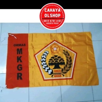 BENDERA MKGR 60 x 90 / BENDERA ORMAS MKGR / BENDERA MUSYAWARAH KELUARGA GOTONG ROYONG 60 X 90