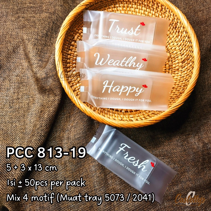 Plastik Cookies PCC 813-19 Nastar Kue Kering Nougat Brownies Mini Cake