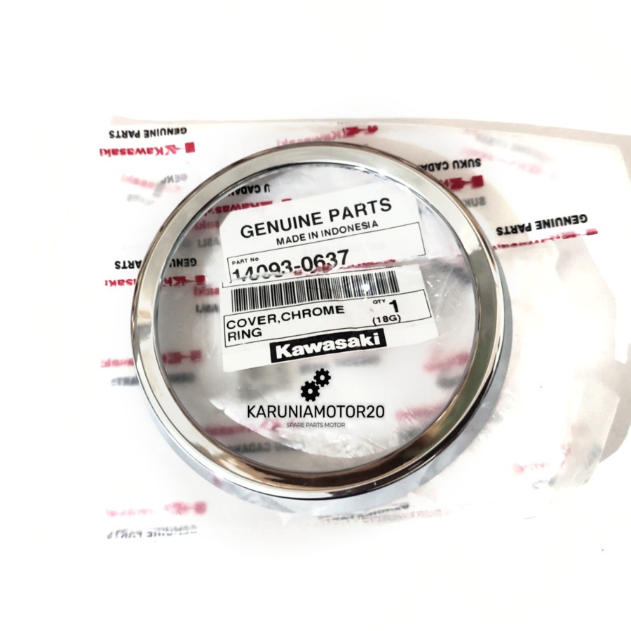 Ring Speedometer Chrome W175 W 175 Original Kawasaki 14093-0637