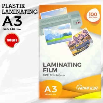 

Terlaris Plastik Laminating A3 Amanda 100 / Laminating A3 Amanda 100 Micron