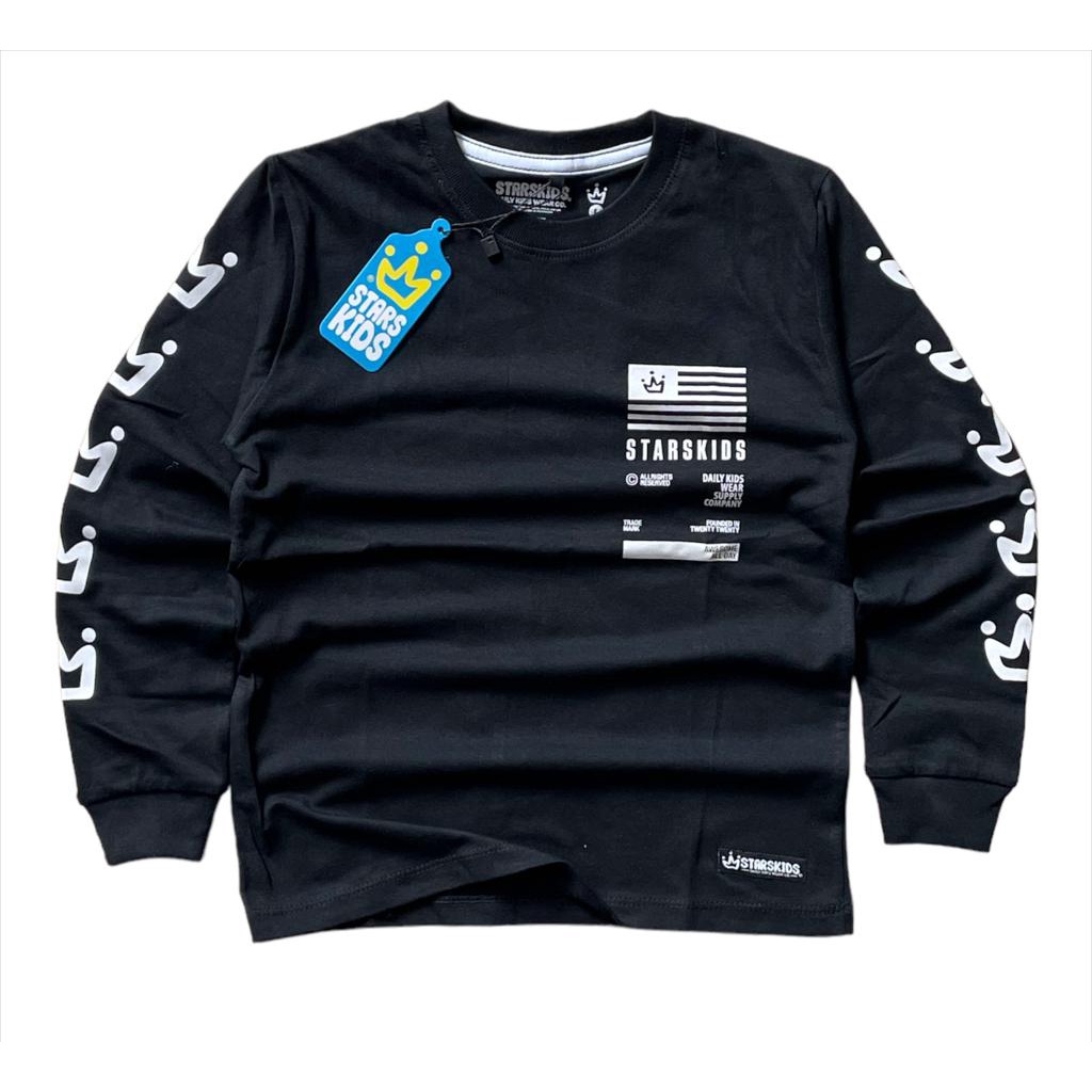 Kaos Anak Laki Laki Lengan Panjang usia 1-12tahun / Kaos distro anak anak laki-laki