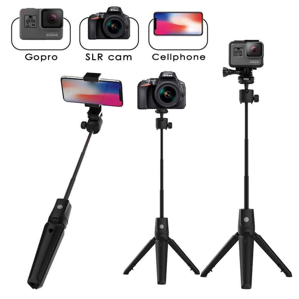 (LOLI-JKT)READY L02 TONGSIS PLUS TRIPOD WIRELESS BLUETOOTH SELFIE STICK MONOPODS