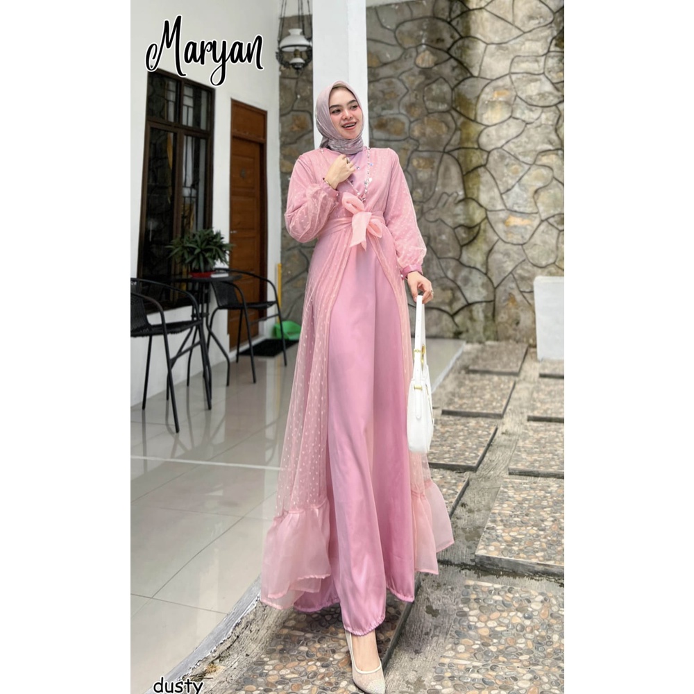 GAMIS PESTA KONDANGAN MARYAN DRESS NIKAHAN LAMARAN TUNANGAN