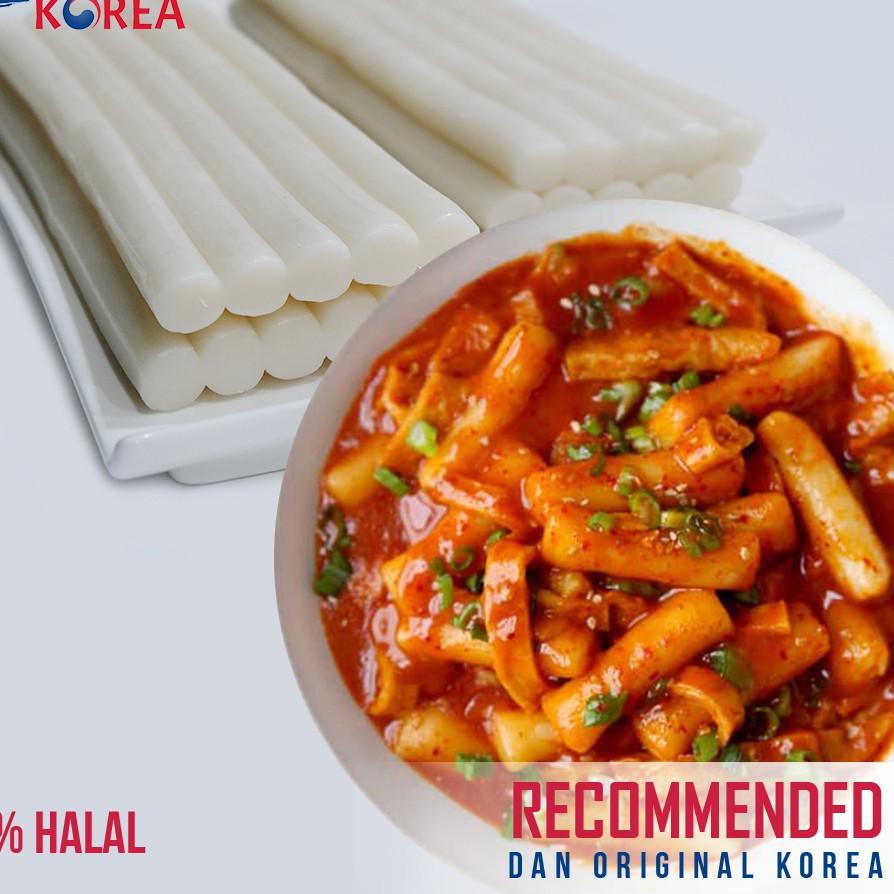 

✹ TTEOKBOKKI 200 GR + SAUCE FRESH SAMWON - TTEOK TOPOKKI TOKPOKI KOREAN FOOD RICE CAKE KUE BERAS KOREA ➻