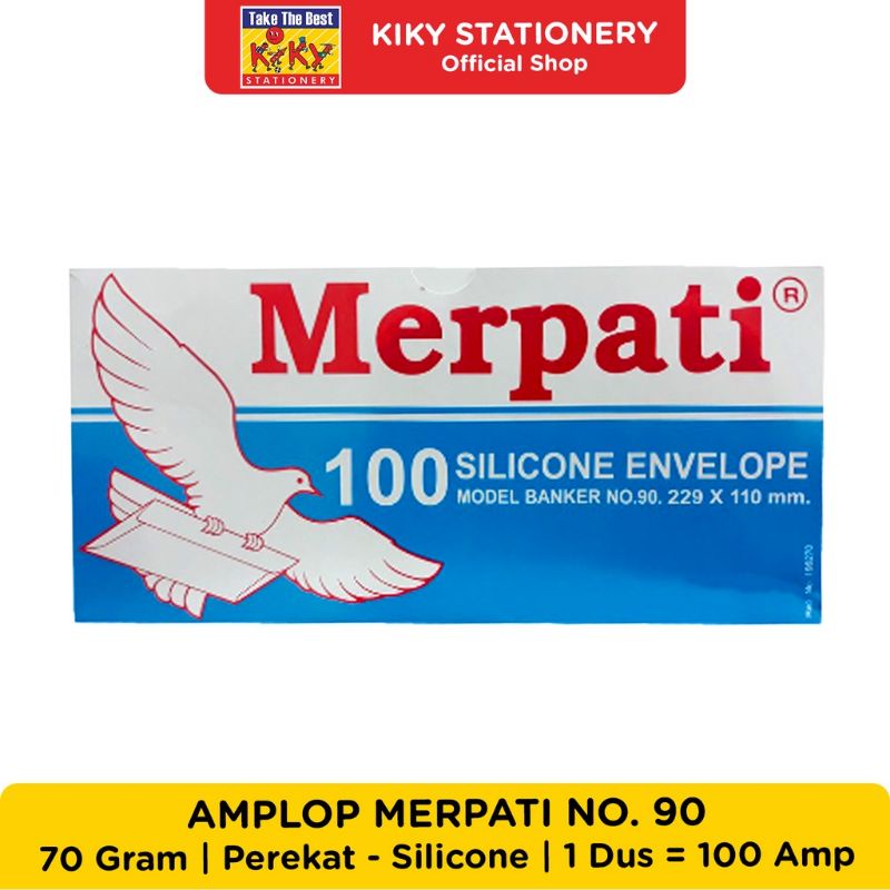 

Amplop Putih Merpati No 90 Lem (Silicone) 70gr