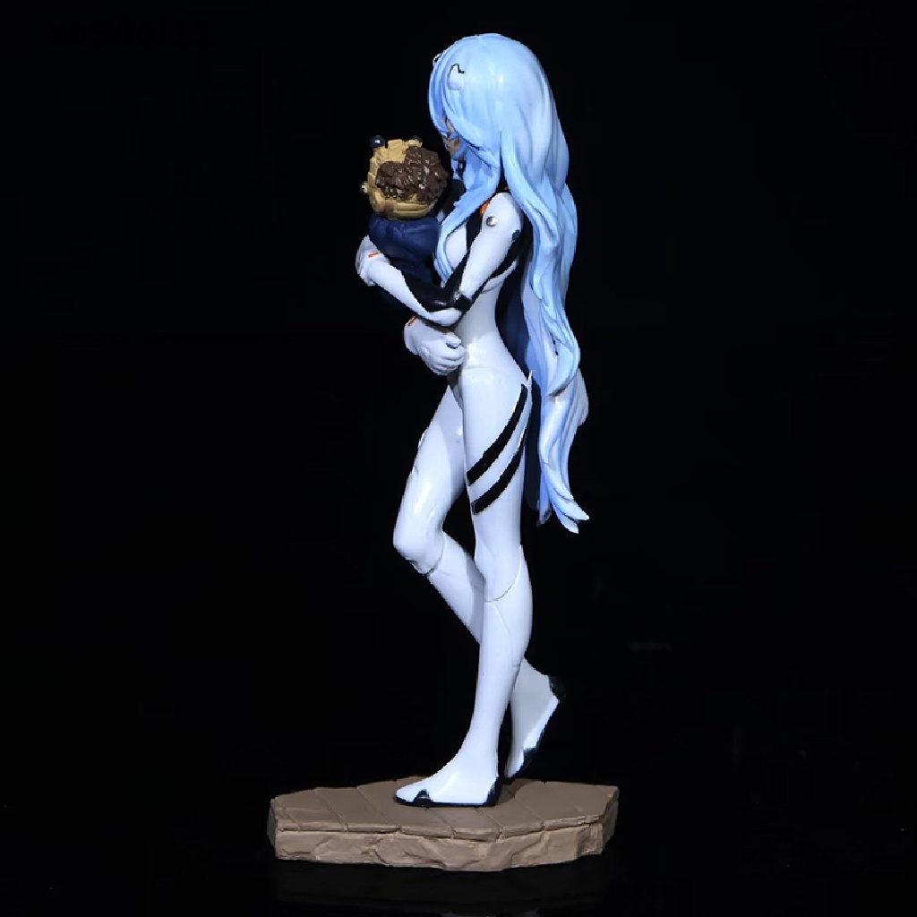 Xo Bandai EVA Evangelion Ayanami Rei Suzuhara Sakura Gashapon Anime Figur Model Mainan OL