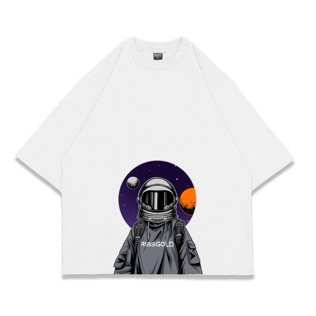 Ribsgold Kaos Oversize Graphic Pria - AstroMoon