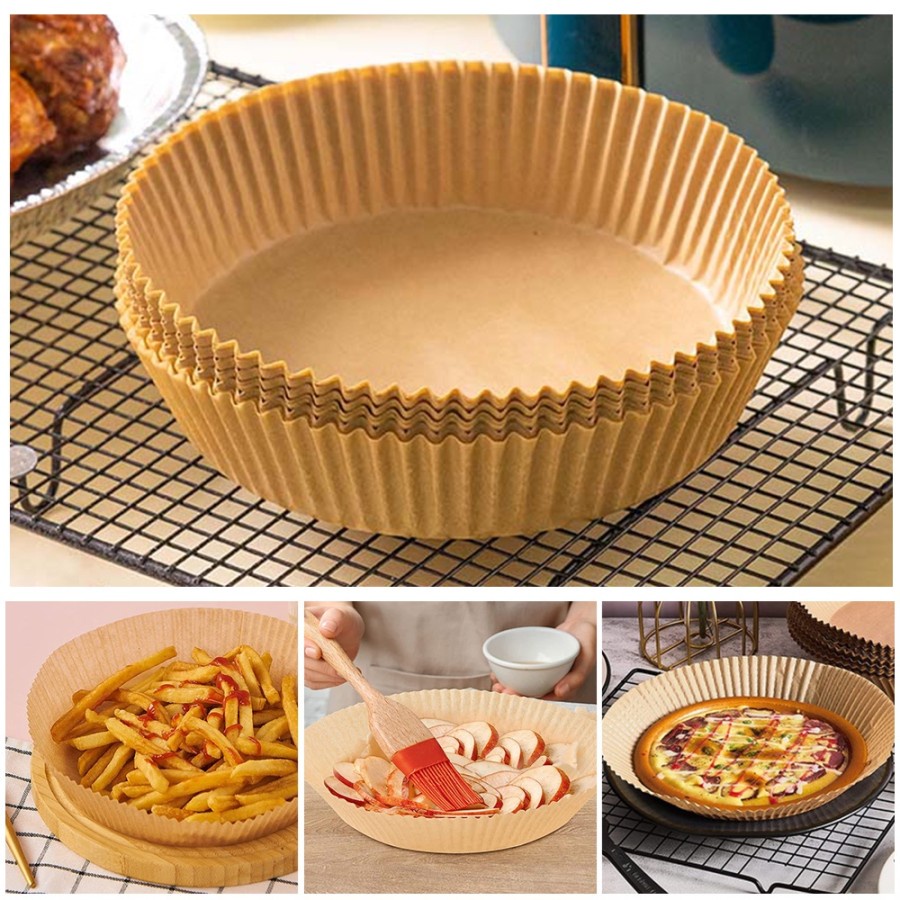 

Kertas Baking Paper Alas Air Fryer Tahan Minyak Anti Lengket
