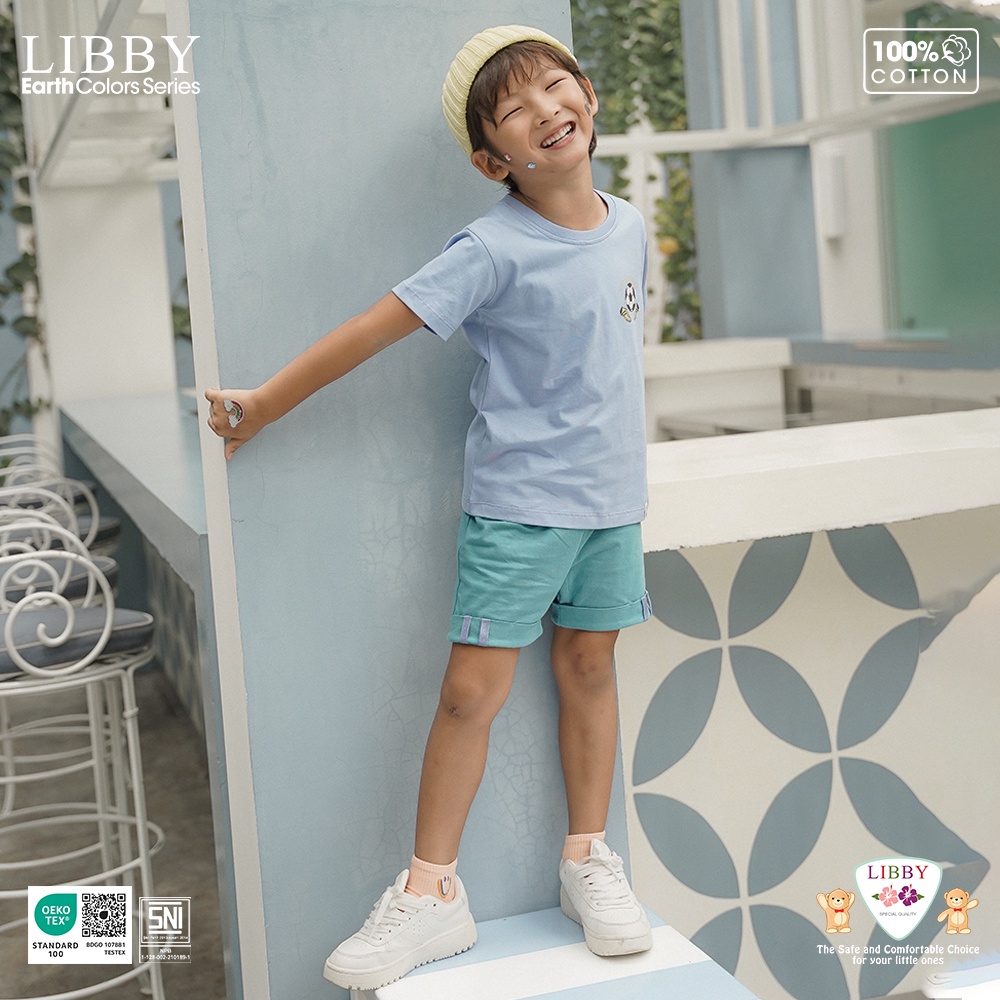 Libby Niji Set 9 Bulan - 8 Tahun Libby Earth Series Setelan Ruffle Anak Perempuan / Setelan Basic Sport Anak Laki Laki CBKS