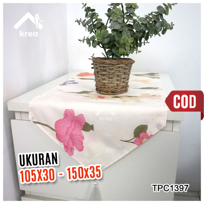 Taplak Meja / Table Runner Ukuran 105x30 - 150x35 TPC1397