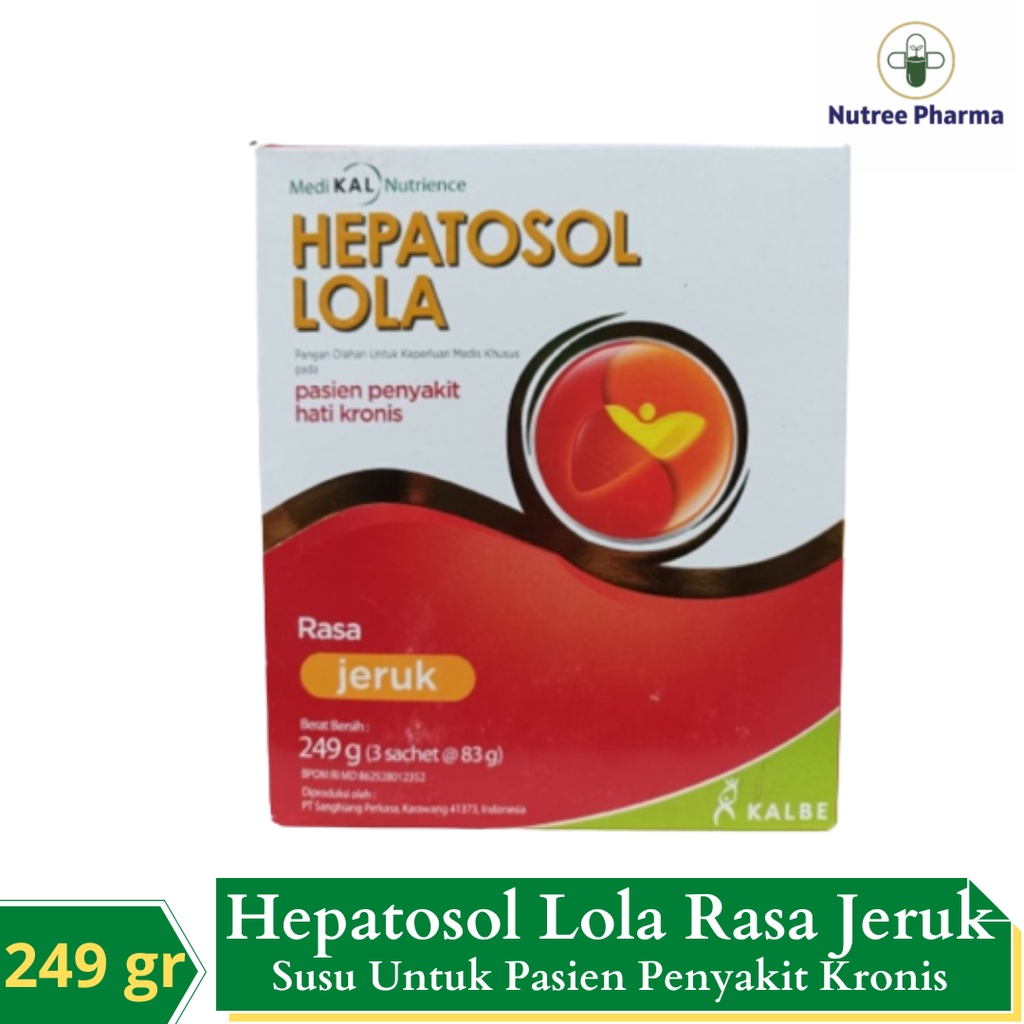 

HEPATOSOL LOLA 249 gr Rasa Jeruk