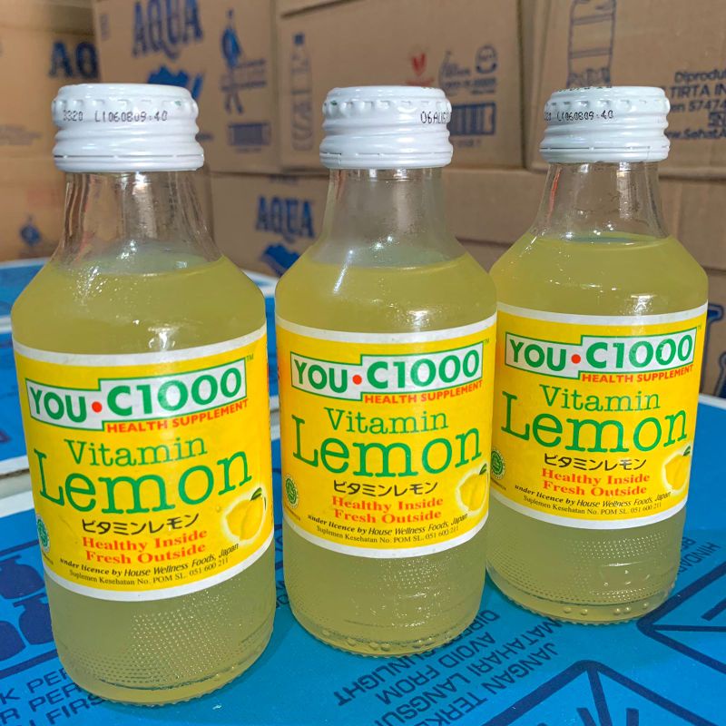 

You C-1000 110 ml 1 dus isi 30 botol kaca / minuman vitamin C / minuman kesehatan / you c1000