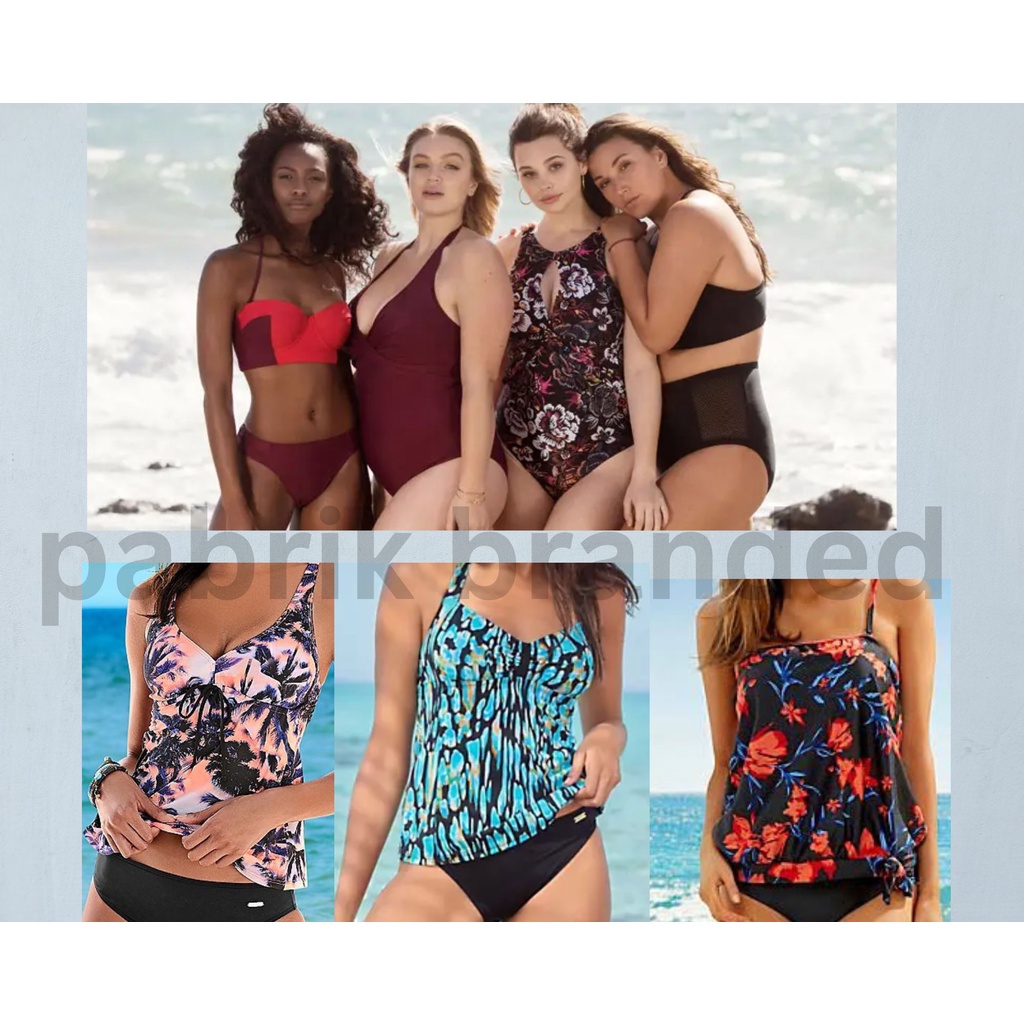 pabrik branded swimwear bikini top bottom baju celana rok renang wanita girl perempuan atasan sexy s