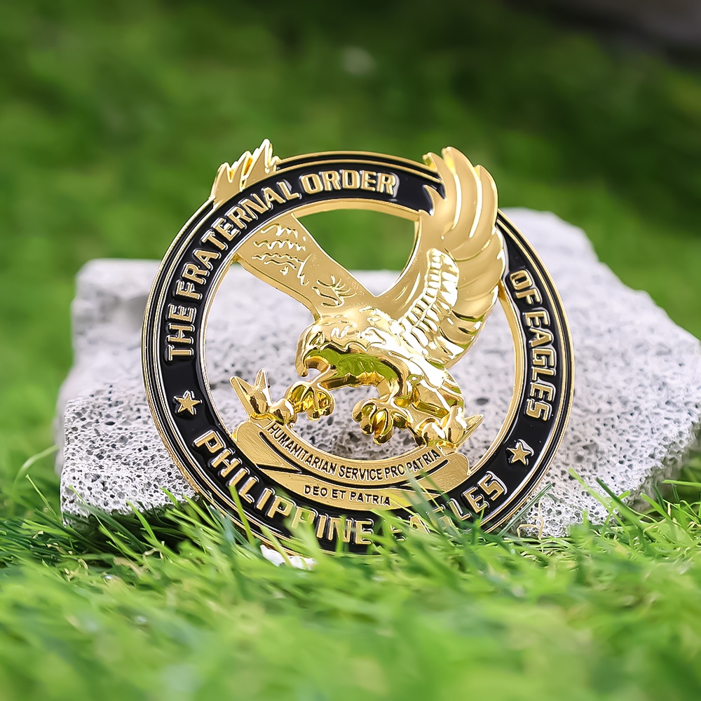 [Unggulan] Stiker Mobil Premium Anti Air Eagle Fraternal Gold Car Badge Eagles Emblem Sticker Pesanan Fraternal Eagles Car Keychain 3D Stereo Stiker Motor Berbentuk Burung Elang