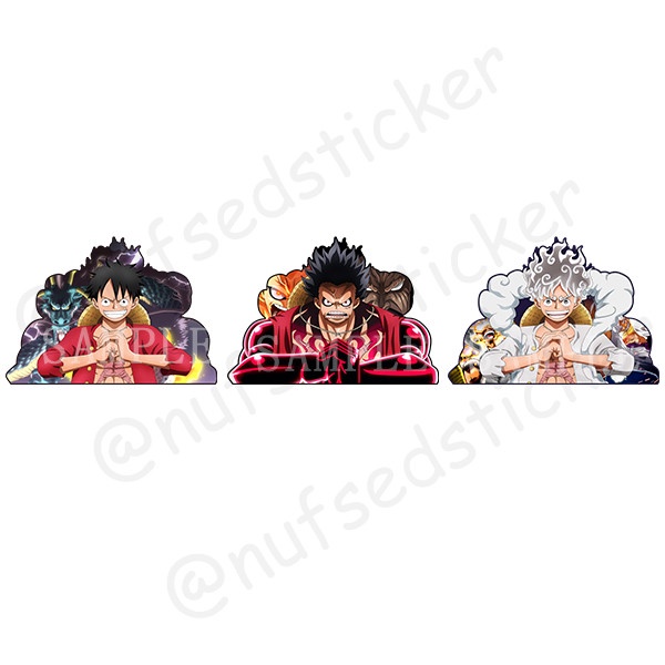 

3D Sticker - One Piece Luffy Gear4 Gear5