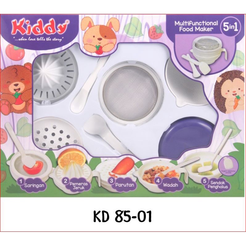 KIDDY Multifunctional Food Maker 5 in 1 KD 8501 / Perlengkapan Mpasi