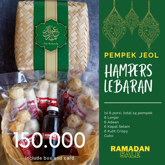

Pempek Jeol Parsel Parcel Hampers Lebaran Murah Kenyang - Box Kardus