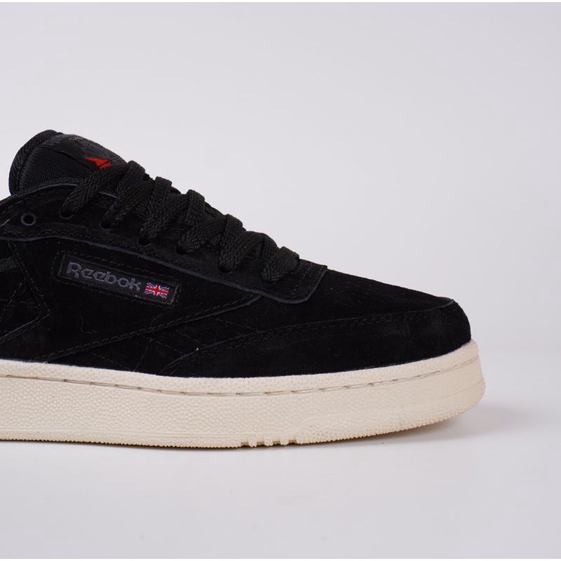 Sepatu Reebok Club C85 URC Black White