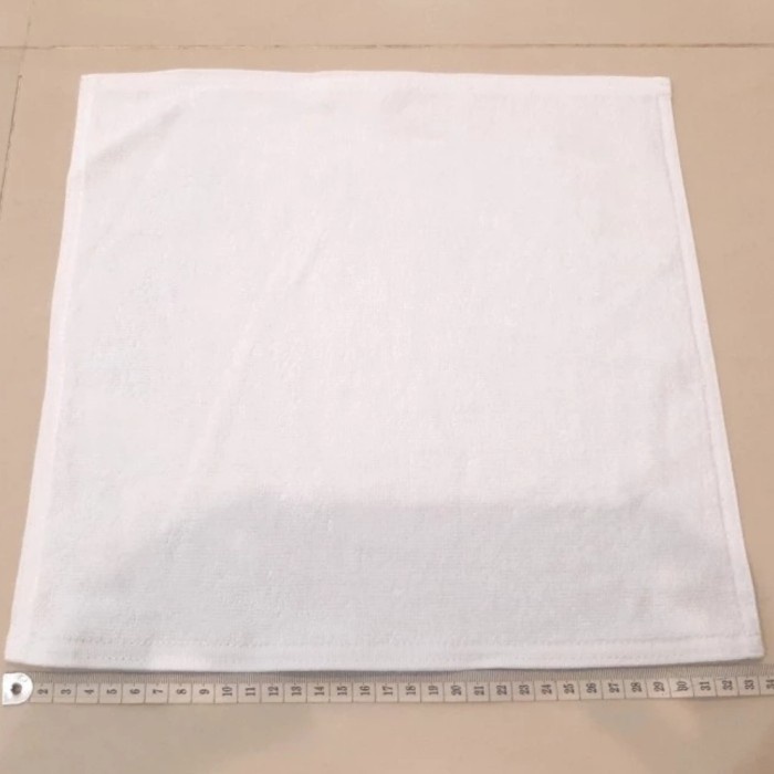 Handuk Sapu Tangan 5 Stars Hotel Putih Polos 30 x 30 CM Premium