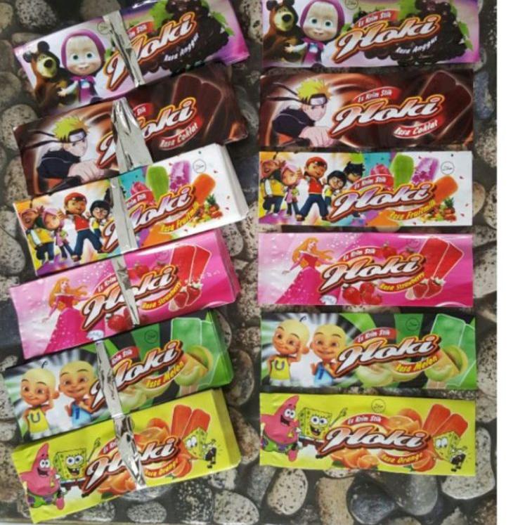 

TERBARU Bungkus Kemasan Plastik Es Krim Es Loli / Es Stik HOKII
