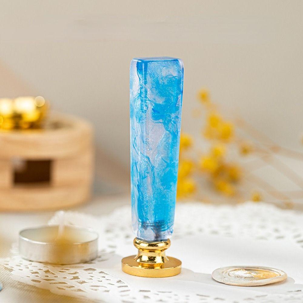 LANFY Wax Seal Stamp Handle Universal Keterlibatan Indah Scrapbooking DIY Album Amplop Kartu Undangan Wax Stamp Aksesoris