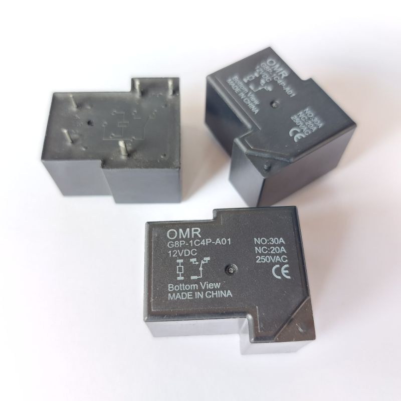 Relay Kodok OMR 5 Pin 12V 30A T90