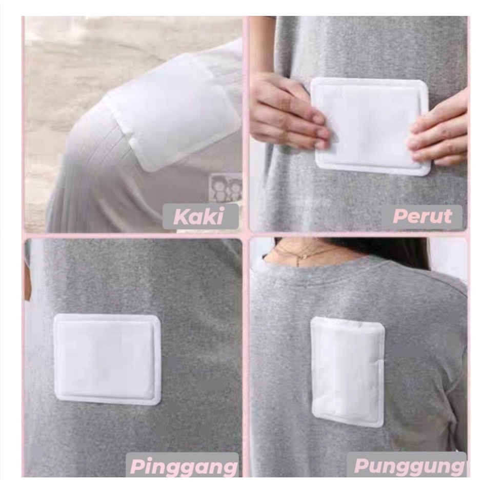 PENGHANGAT PERUT SAAT HAID SAKIT MAAG PUNGGUNG 1 PACK ISI 10 PC / 10 PCS WARM STICKER / PENHANGAT TUBUH MENS / HOTPACK LUCU PRAKTIS 1 BAG 10 PC / PENGHANGAT BADAN / STICKER WARM / KOYO PEREDA NYERI HAID MENSTRUASI / MENSTRUAL CARE PLESTER HOT WARMER