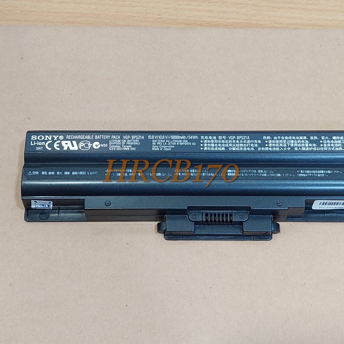 Baterai Batre Sony Vaio VGN-SR36MN/B Bps 13, Bps 21 New -HRCB