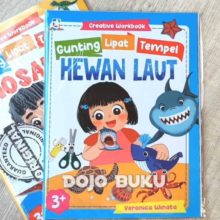 

Buku Opredo Creative Workbook Gunting Lipat Tempel: Hewan Laut