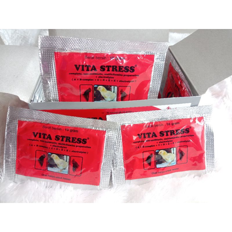 Vita Stress Multivitamin Ayam 10 Gram