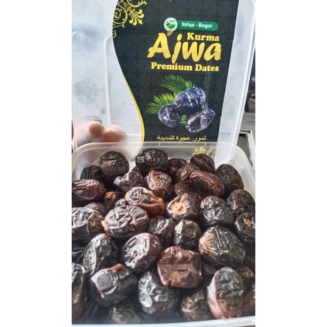 

Kurma Ajwa 1 Kg Asli / Kurma Nabi Super Asli Madinah - Kurma Ajwaliah Original 100%