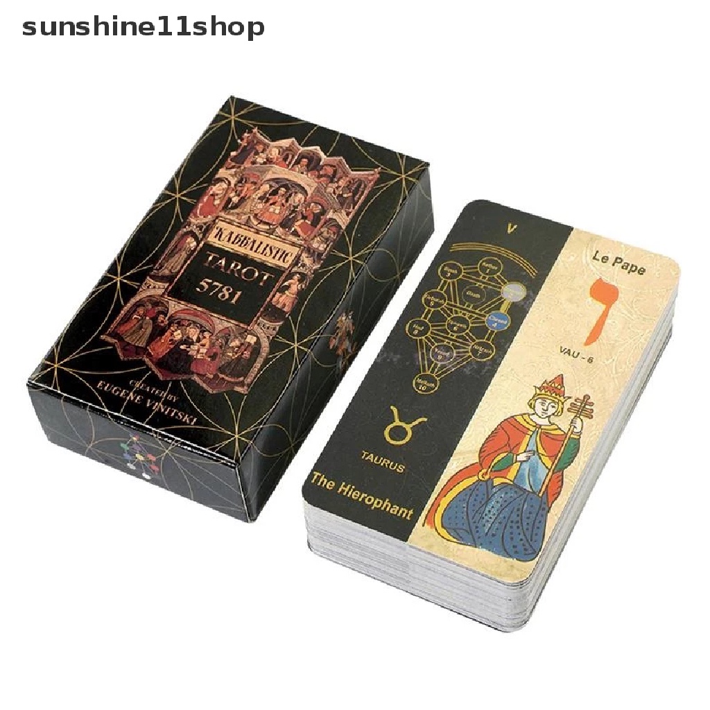 Sho 1Box 78kartu Tarot Klasik Permainan Papan Dek5781Burungbalistik N