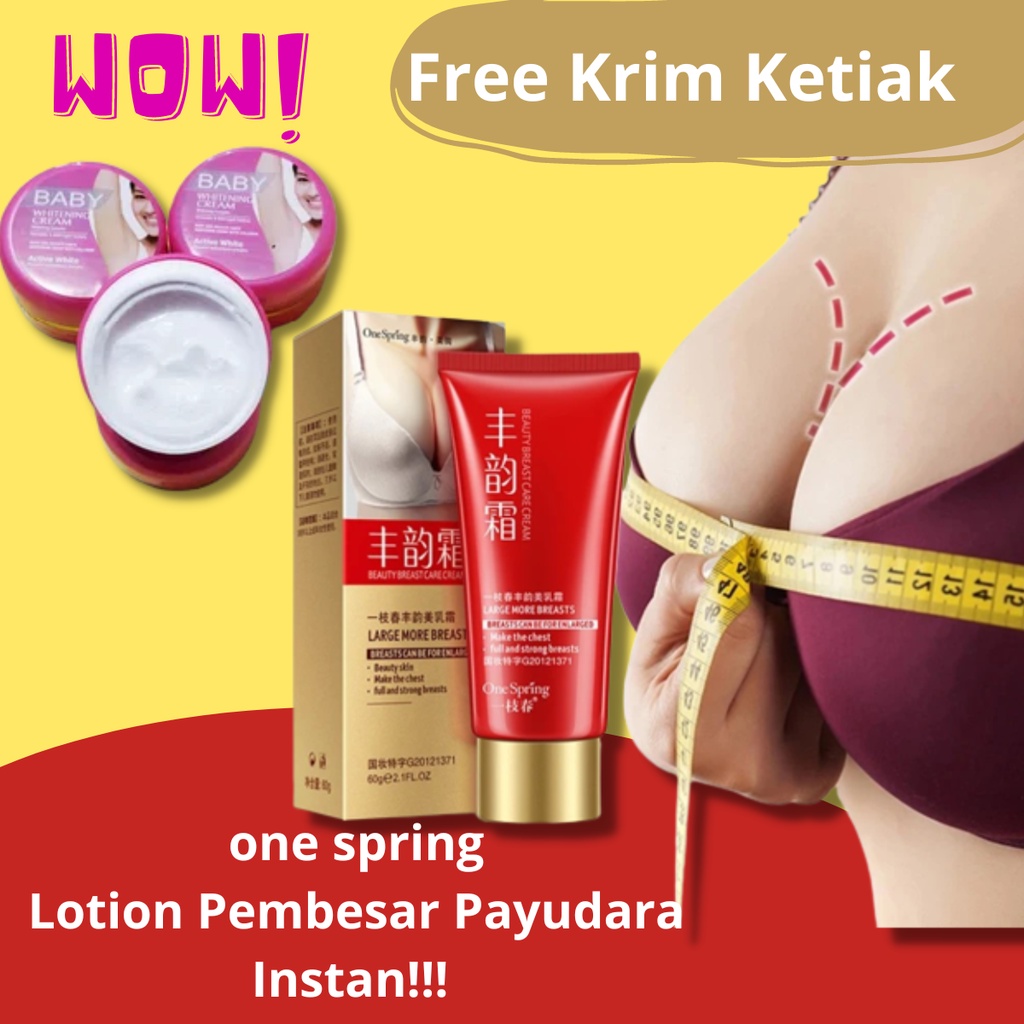 One Spring Original Lotion/Cream Obat Pembesar Dan Pengencang Payudara Yg Cepat dan efektif