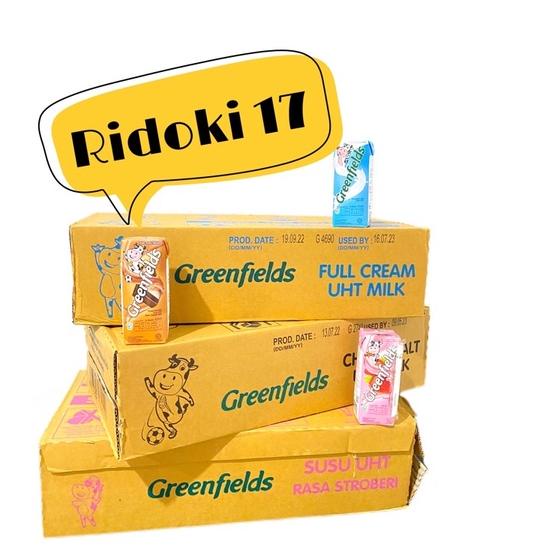 

♖ Susu UHT Greenfields 125ml Full Cream Strawberry Chocomalt karton dus isi 40 pcs ☀