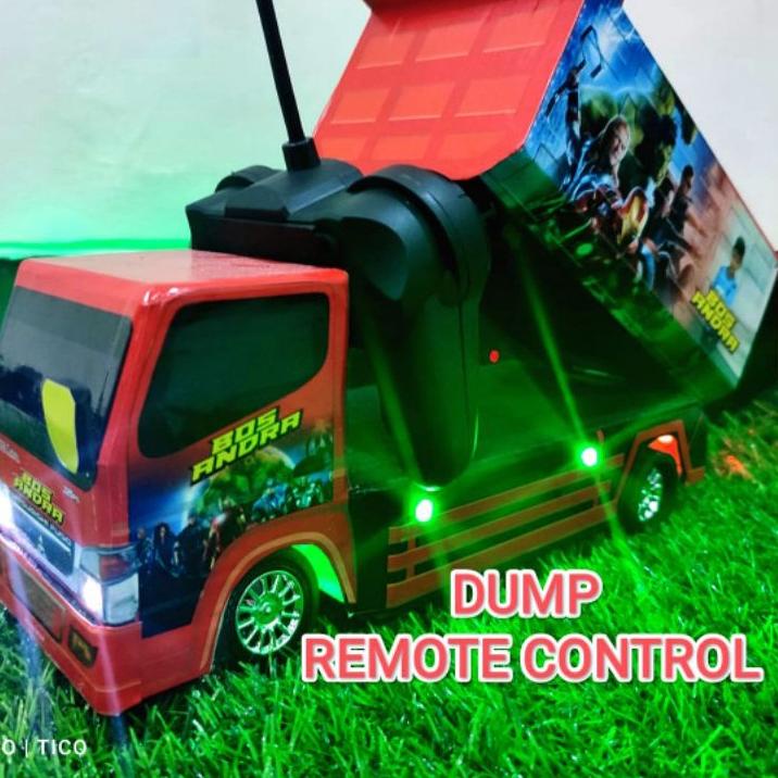 ( Bisa Cod )  Mainan Truk oleng Remot Control RC mobil Remote control dump mainan anak 