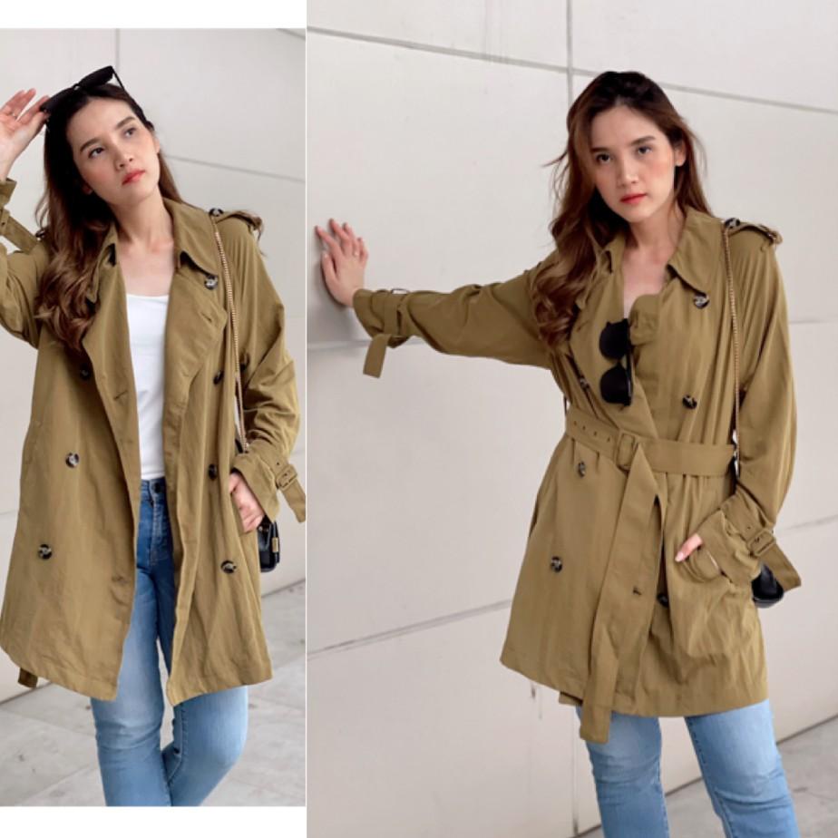 VIRAL ZARA COAT LIGHTWEIGHT ORIGINAL best seller TRENCH COAT