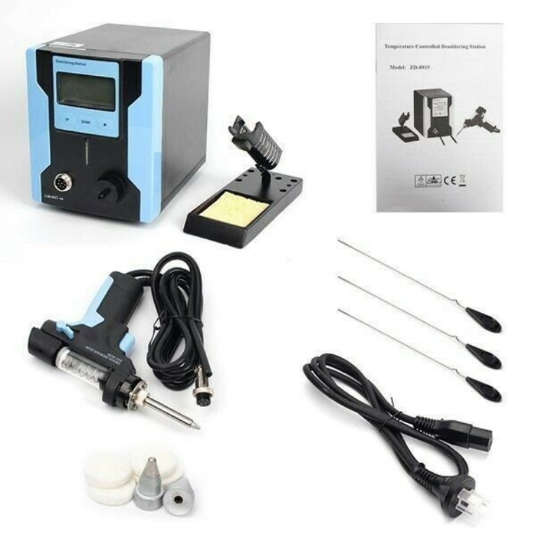 desoldering station tool temperature controlled dekko 215,elektrik Sedotan Timah
