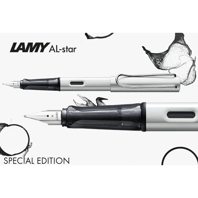 

Lamy AL Star Fountain Pen Pena Black not Parker Pelikan