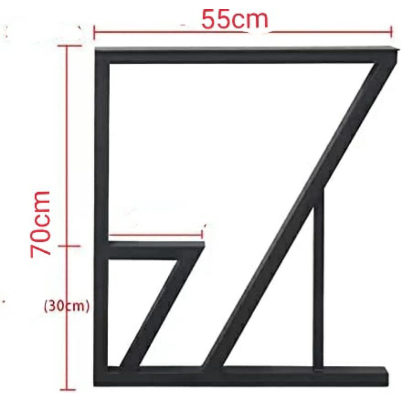 kaki meja besi, kaki meja kerja kaki meja belajar besi hollow