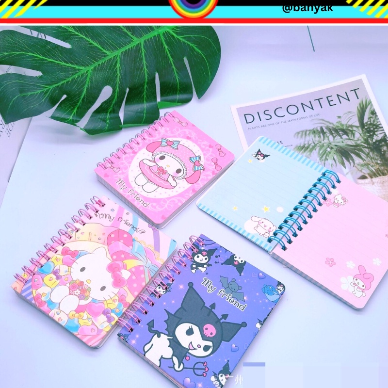 

MINI BINDER BOOK BUKU DIARY DIARY MINI CINAMMOROL CINAMORROL MY MELODY KUROMI BINDER BOOK POMPOMPURIN SCRAPBOOK KUROMI HELLO KITTY DIARY BUKU CATATAN KECIL SANRIO SANRIO BUKU JURNAL KECIL NOTE BOOK BINDER NOTEBOOK MINI NOTEBOOK @banyak